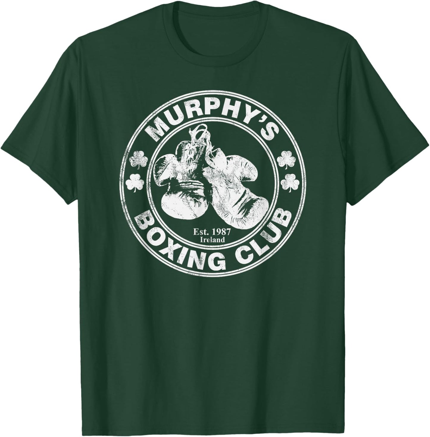 Murphy's Boxing Club 1987 - Irish Surname Boxing T-Shirt - T-Shirt | Forest
