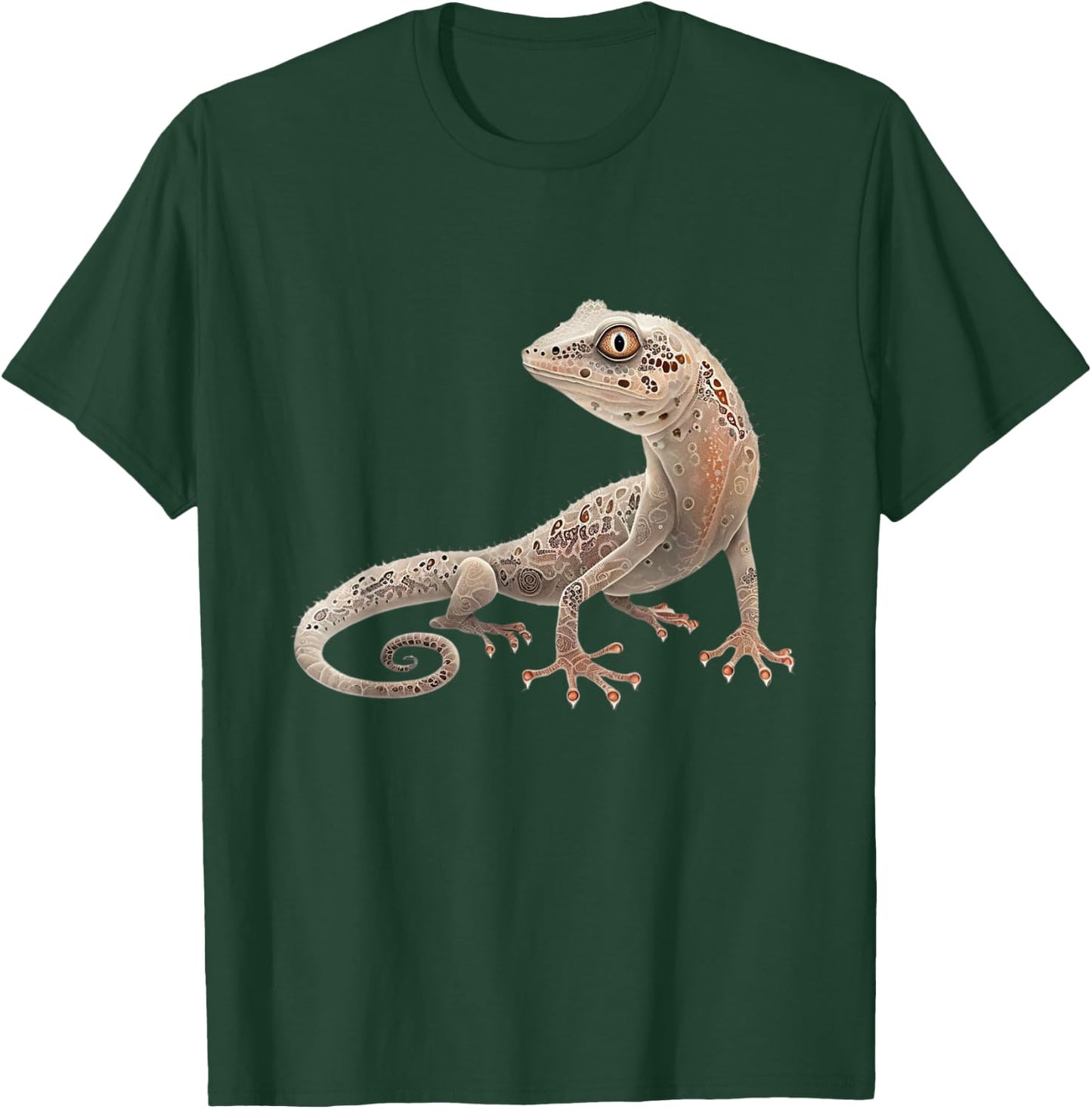 A Unique and Playful Gecko Design T-Shirt - T-Shirt | Forest