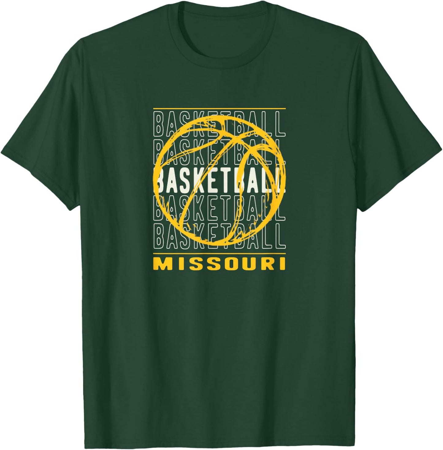 Basketball Missouri T-Shirt - T-Shirt | Forest