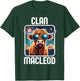 MacLeod Clan 4th July Scottish Family Name USA Party T-Shirt - T-Shirt | Forest