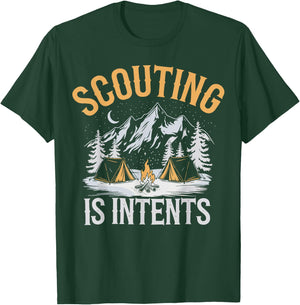Scouting is Intents Scout Camper Camping T-Shirt - T-Shirt | Forest