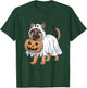 German Shepherd Ghost Dog Halloween T-Shirt - T-Shirt | Forest