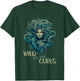 Wild Like My Curls Medusa Head Greek Mythology Curly Hair T-Shirt - T-Shirt | Forest