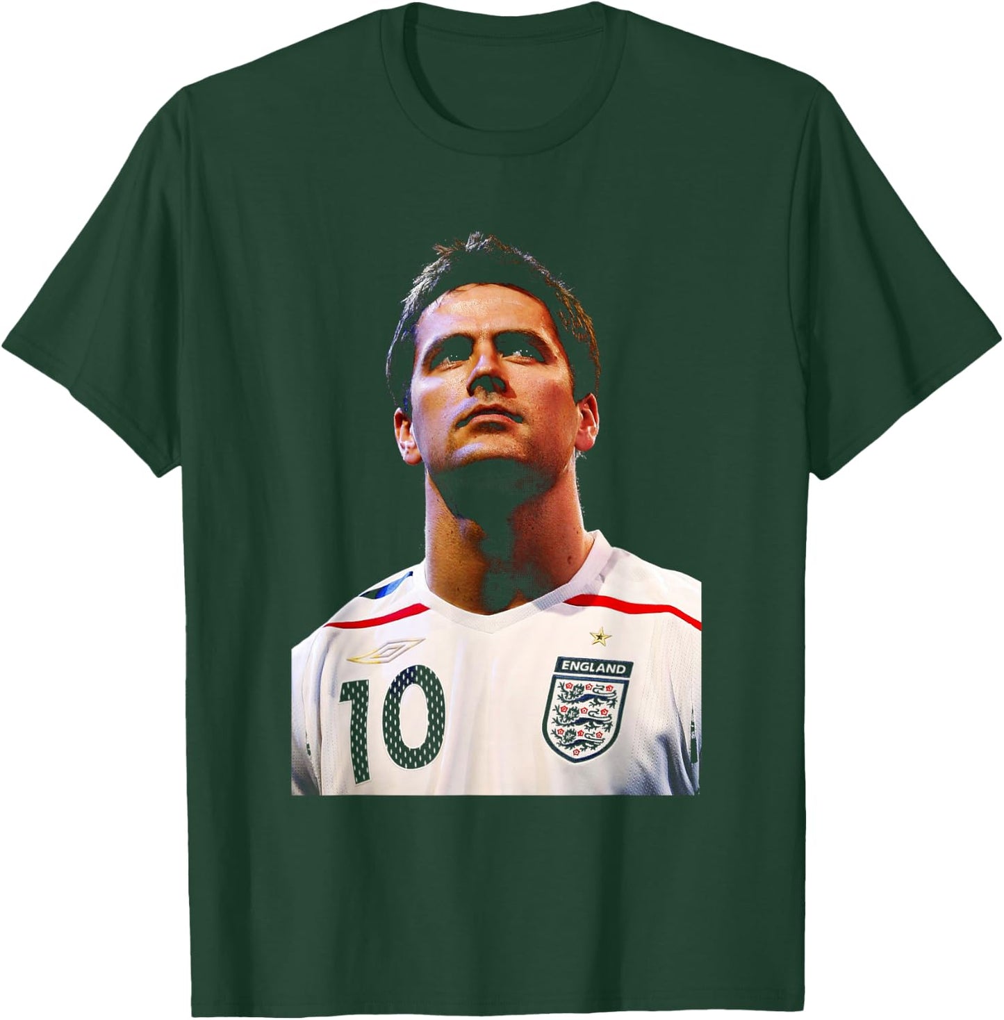 Michael Owen 2007 England Kit World Cup Football T-Shirt - T-Shirt | Forest