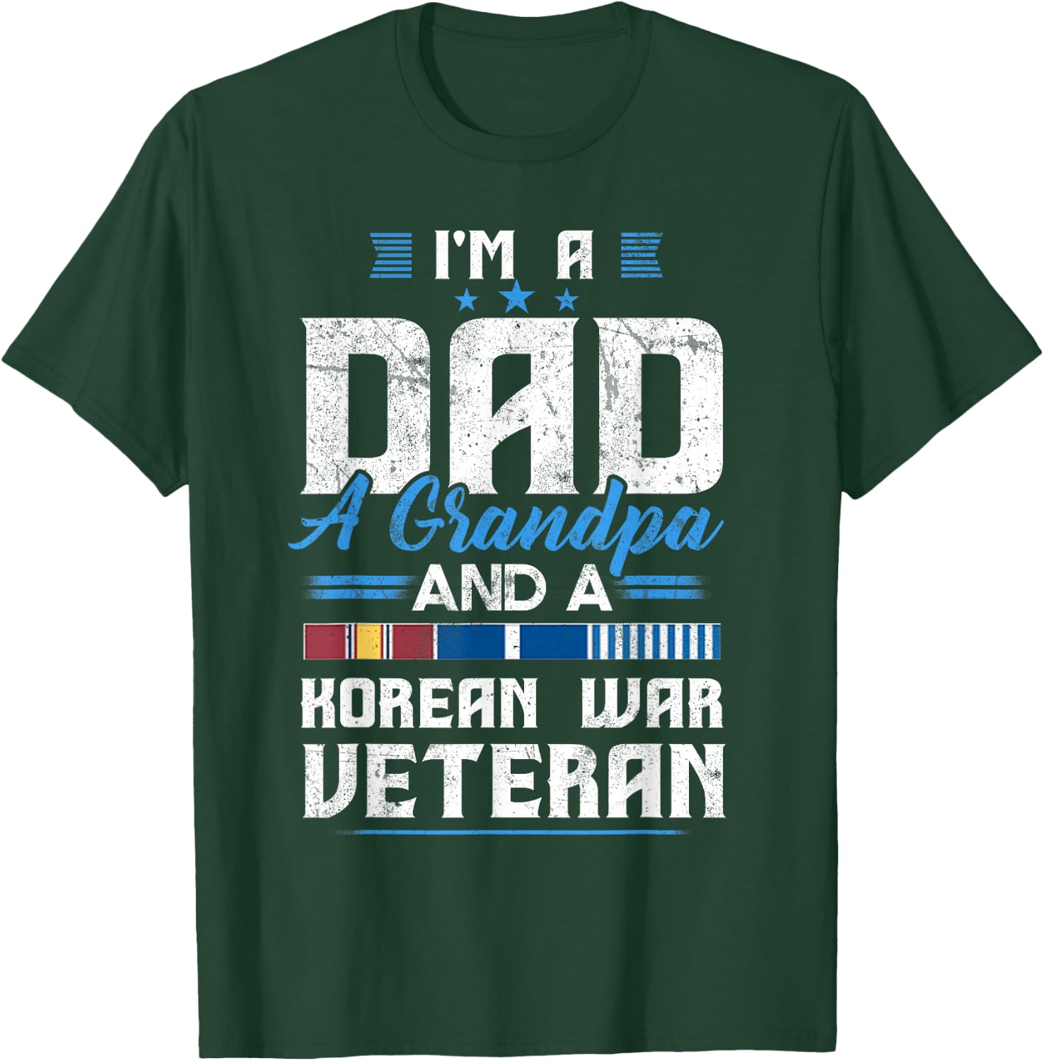 Korean War Veteran Grandparent Korean Vet for Dad or Grandpa T-Shirt - T-Shirt | Forest