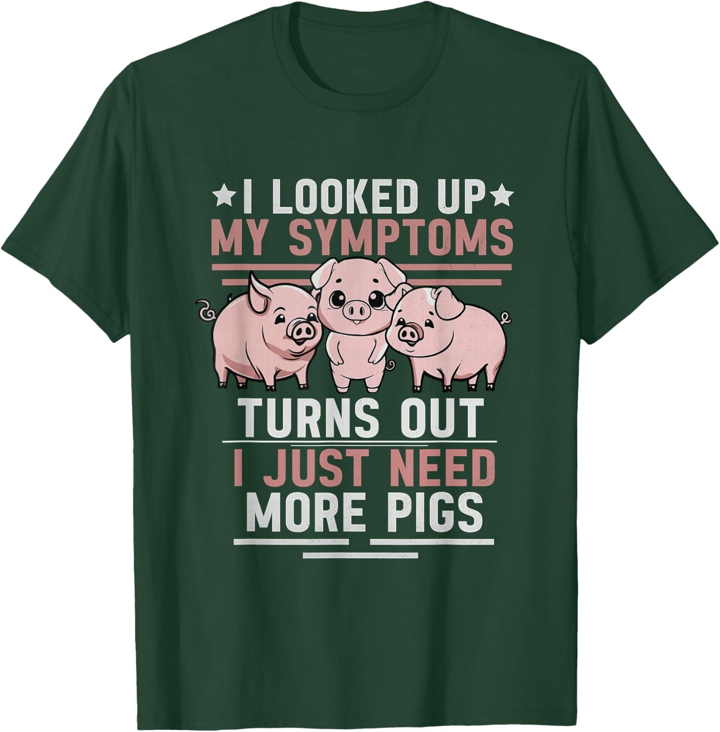 Funny Pigs For Pig Lovers Women Pig T-Shirt - T-Shirt | Forest