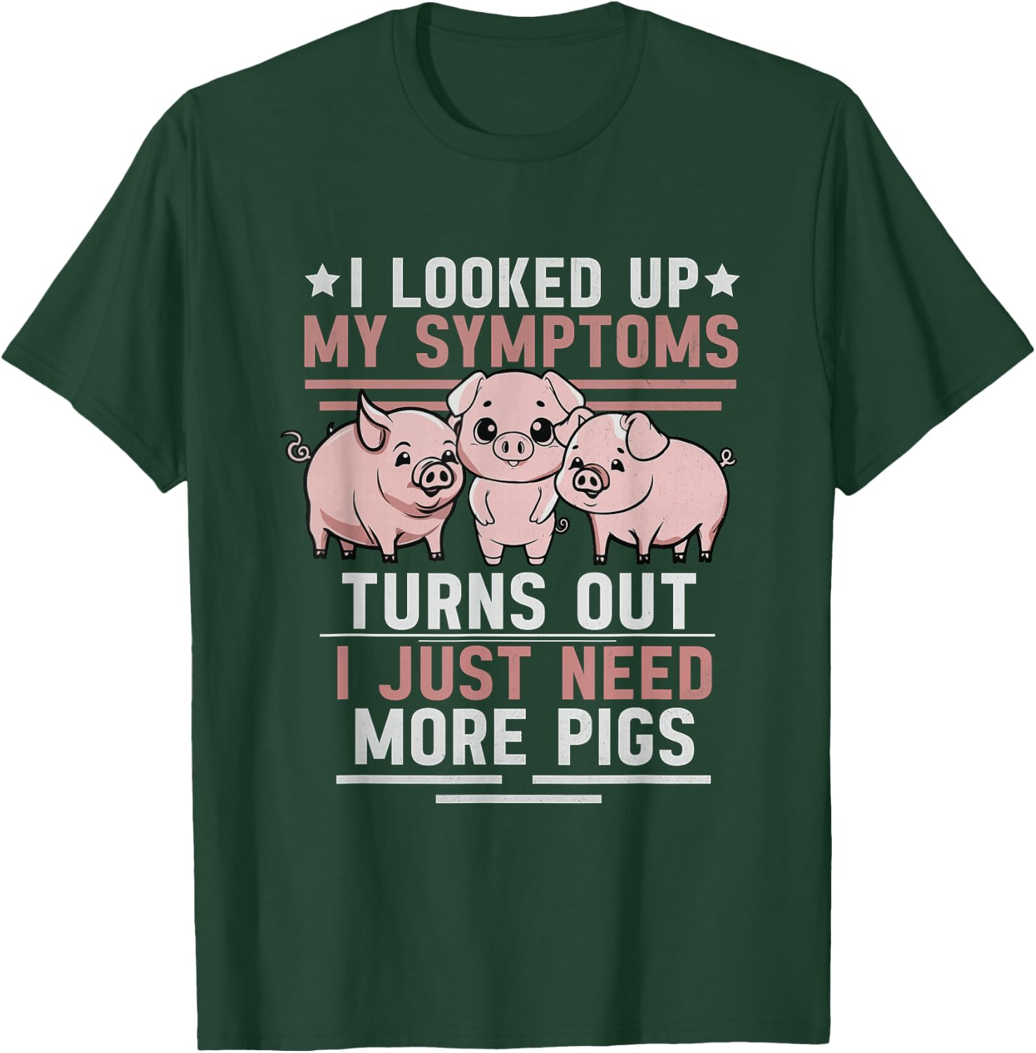 Funny Pigs For Pig Lovers Women Pig T-Shirt - T-Shirt | Forest