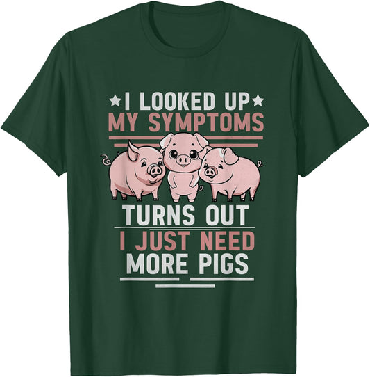 Funny Pigs For Pig Lovers Women Pig T-Shirt - T-Shirt | Forest