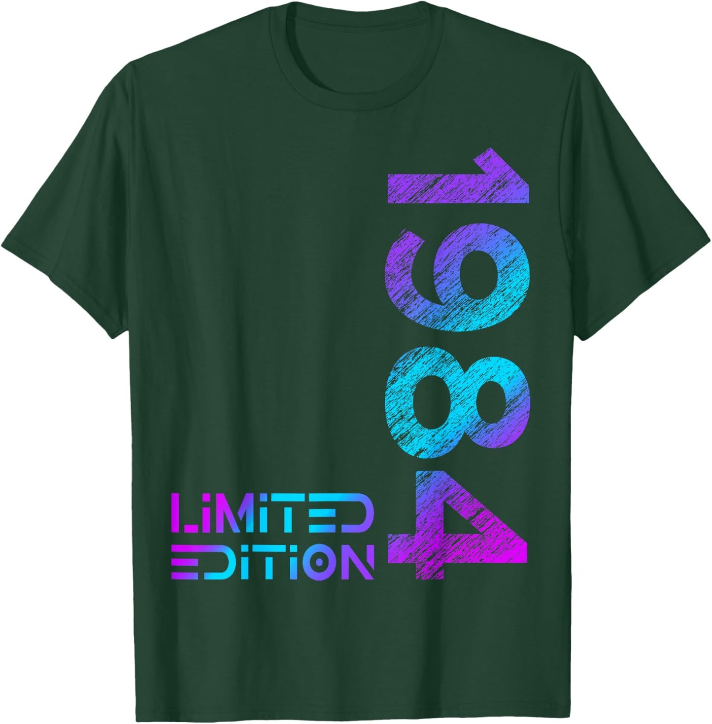 40th Birthday Limited Edition Vintage 1984 Man Woman , black T-Shirt - T-Shirt | Forest