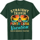 Straight Trippin Punta Cana 2026 Beach Summer Vacation Trip T-Shirt - T-Shirt | Forest