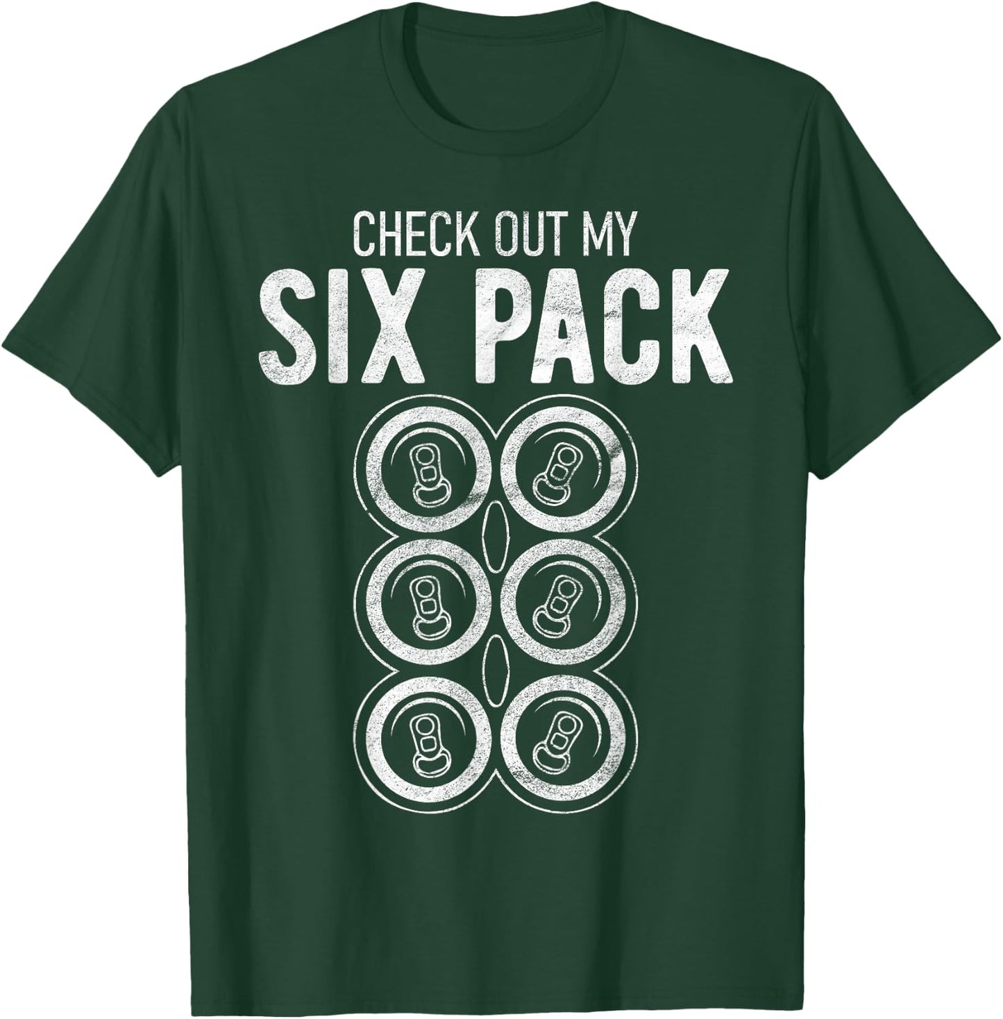 Check Out My Six Pack Funny Beer, Funny Drinking T-Shirt - T-Shirt | Forest