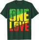 One Love Jamaica Clothing Rasta Reggae Music Caribbean Pride , black T-Shirt - T-Shirt | Forest