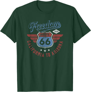 Trendy Route 66 Freedom California to Arizona 1926 , black T-Shirt - T-Shirt | Forest