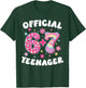 Official 6 Plus 7 Teenager 13 Geburtstag 67 Meme T-Shirt - T-Shirt | Forest