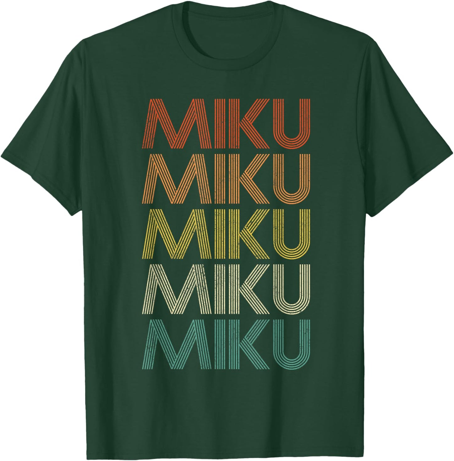 Miku Retro Vintage T-Shirt - T-Shirt | Forest