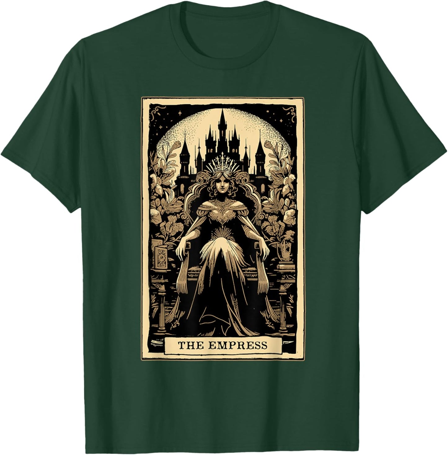 Tarot Card Shirt The Empress Tarot Card Major Arcana T-Shirt - T-Shirt | Forest