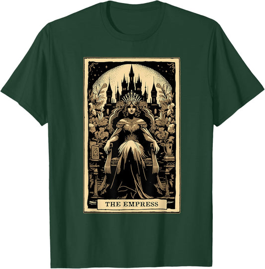 Tarot Card Shirt The Empress Tarot Card Major Arcana T-Shirt - T-Shirt | Forest