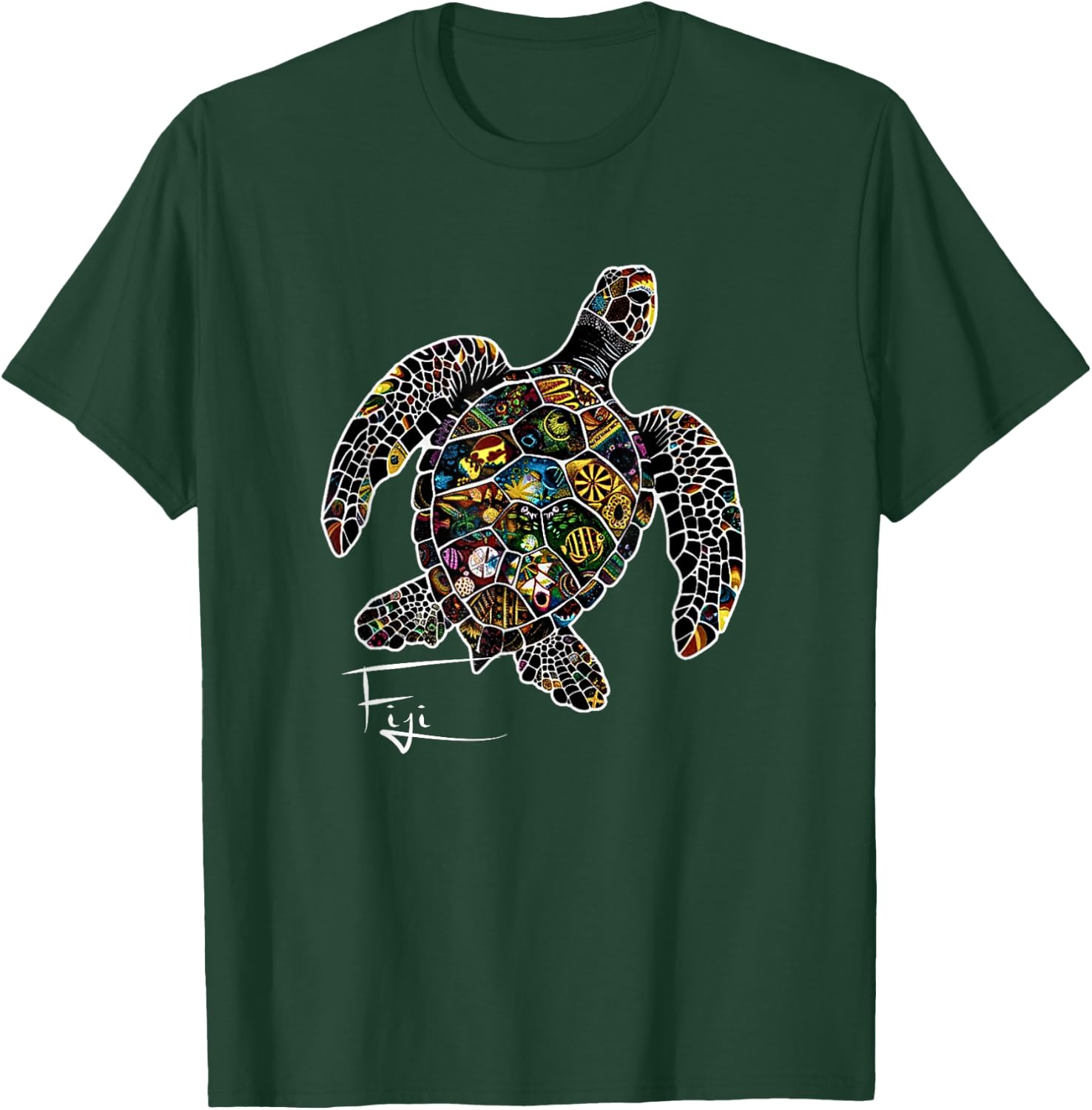 Fiji Islands Surfer Sign Fiji Souvenir T-Shirt - T-Shirt | Forest