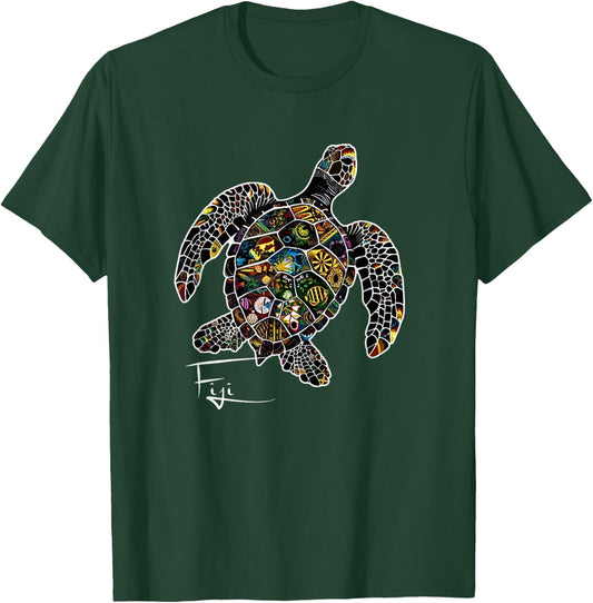 Fiji Islands Surfer Sign Fiji Souvenir T-Shirt - T-Shirt | Forest