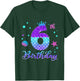 6th Birthday Girl Mermaid For 6 Years Old Mermazing T-Shirt - T-Shirt | Forest
