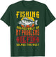 Fish Golf And Fishing Solves Half Of My Problems Golfing T-Shirt - T-Shirt | Forest