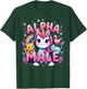 Funny Unicorn Alpha Cute Unicorn Meme Male Men or Women T-Shirt - T-Shirt | Forest