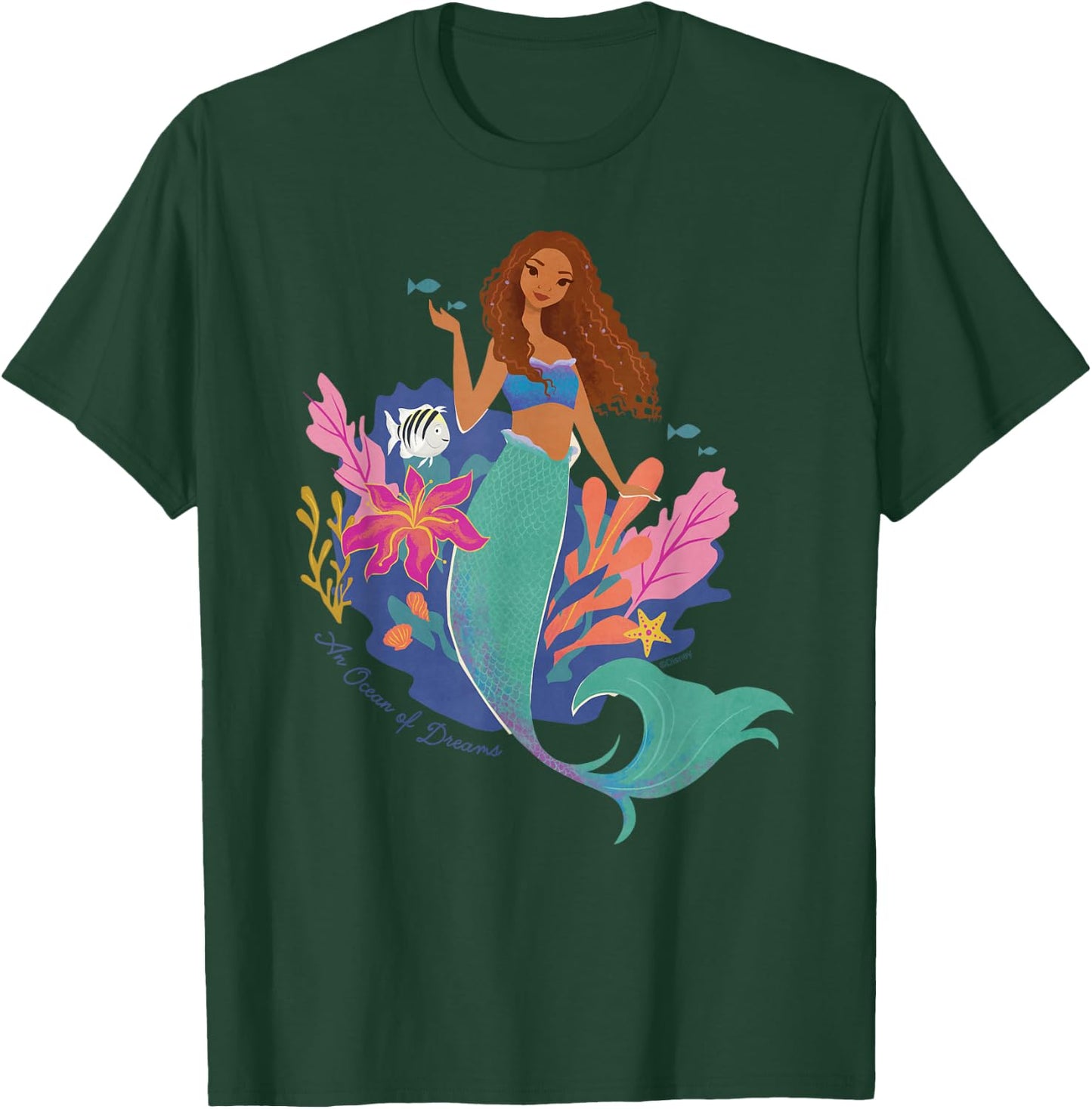 Disney The Little Mermaid Ariel An Ocean of Dreams T-Shirt - T-Shirt | Forest
