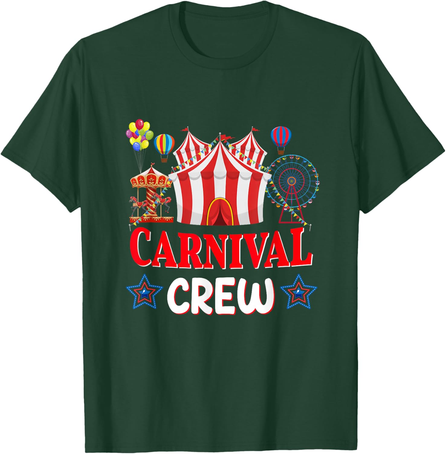 Carnival Crew Circus Costume Circus Theme Outfits For Girls T-Shirt - T-Shirt | Forest
