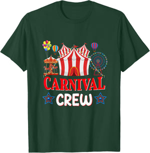 Carnival Crew Circus Costume Circus Theme Outfits For Girls T-Shirt - T-Shirt | Forest