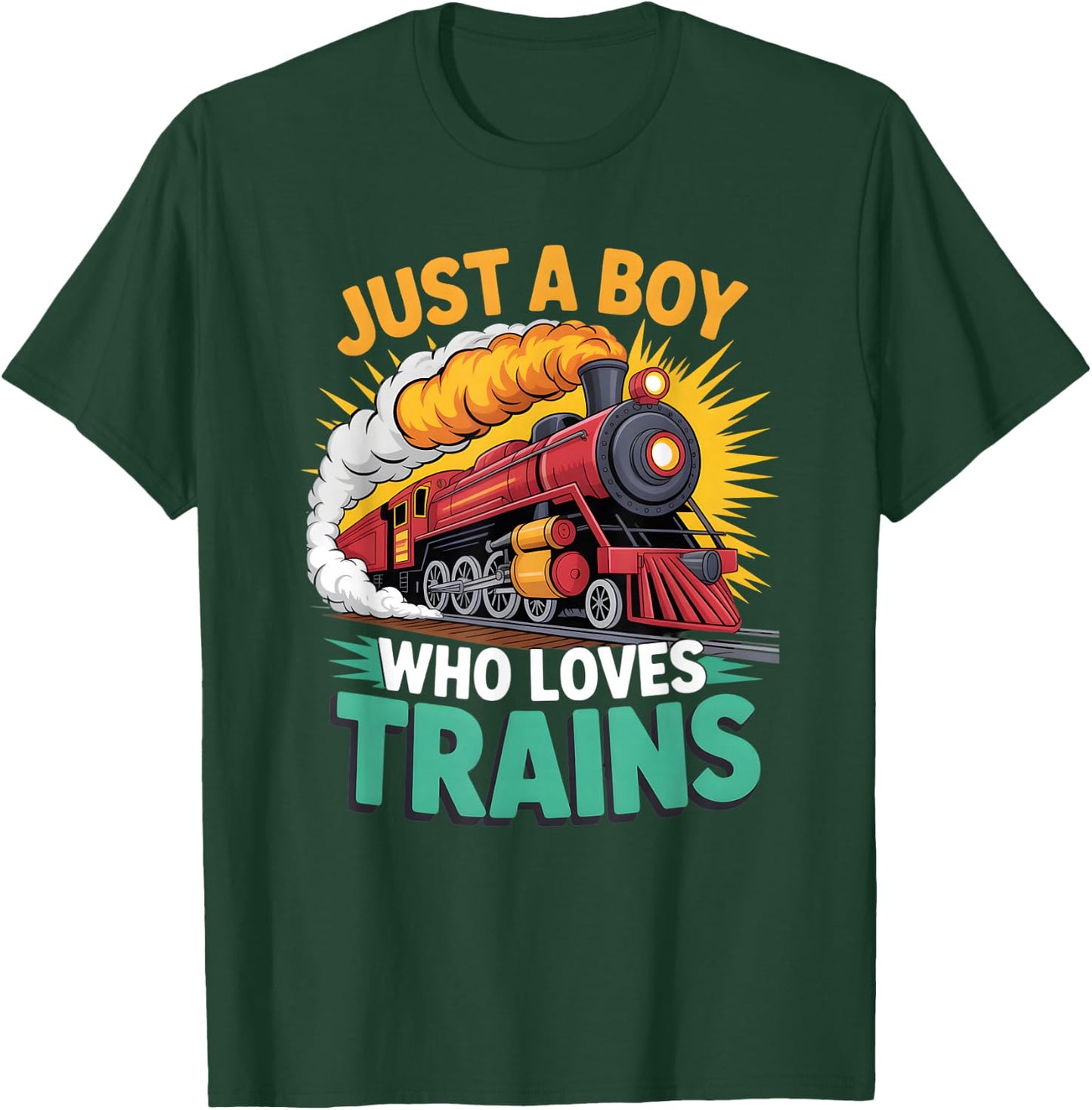 Boys Train T-Shirt - T-Shirt | Forest