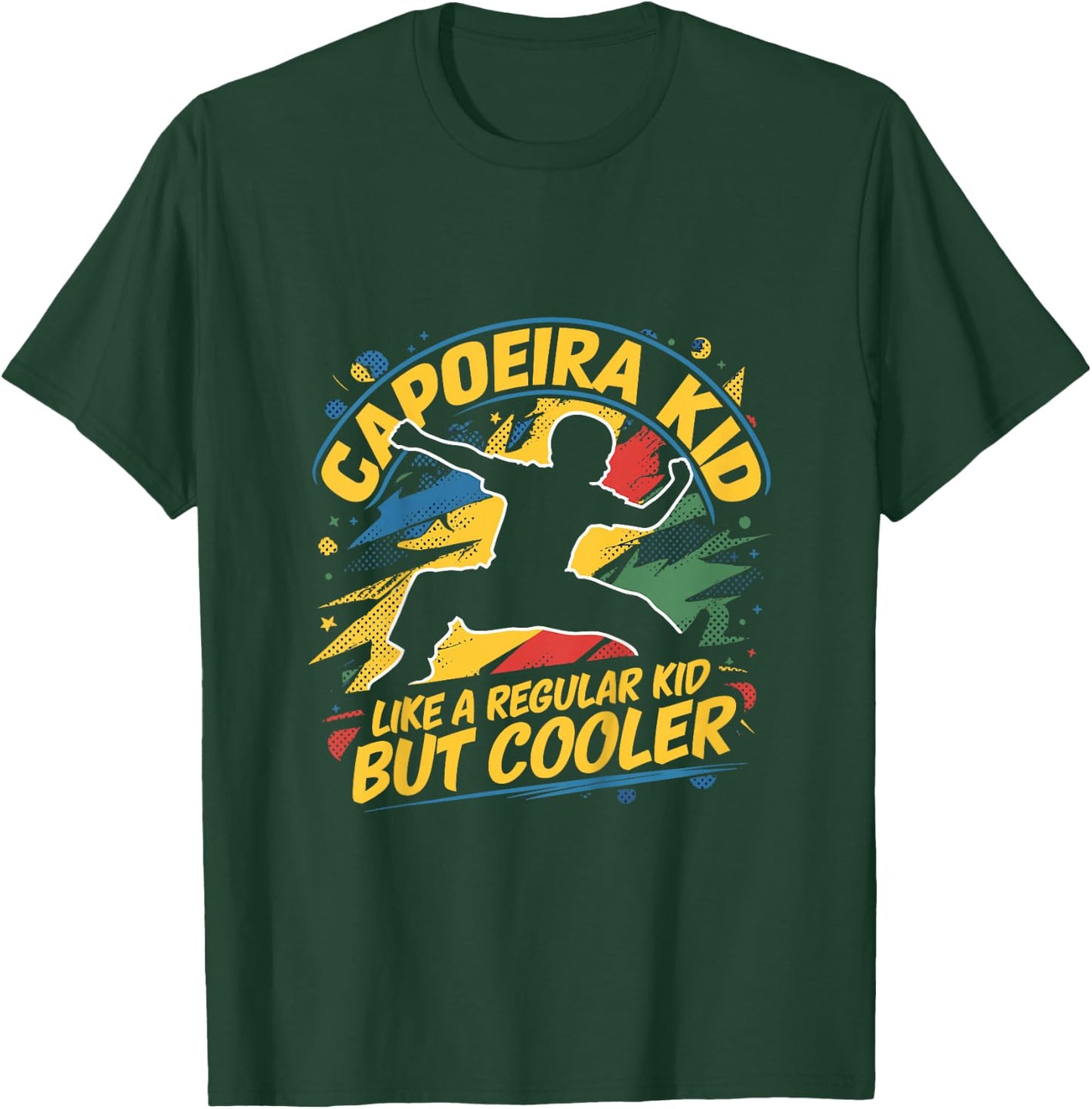 Child Capoeira Kid - like an ordinary but cooler child for children , Black, 2 T-Shirt - T-Shirt | Forest