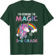 Unicorn 3rd Grade Girls Back to School Shirt Teacher Outfit T-Shirt - T-Shirt | Forest