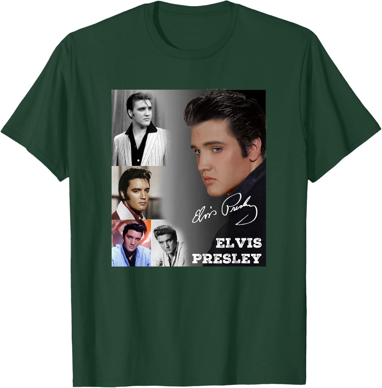 Elvis Presley_005 , black T-Shirt - T-Shirt | Forest