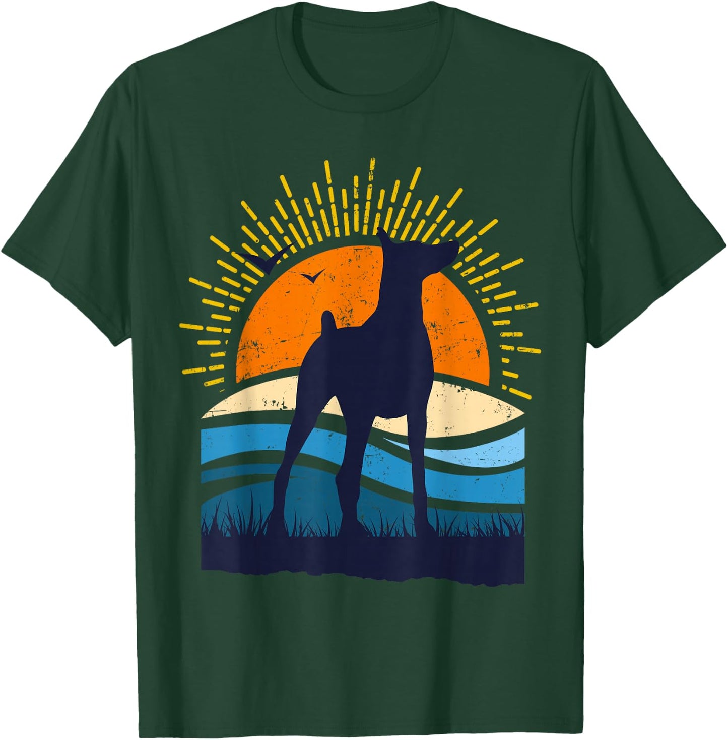 Doberman Pinscher Dobie Dog T-Shirt - T-Shirt | Forest