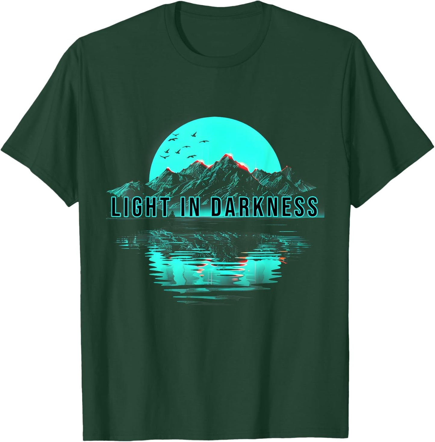 great Mountain Graphic Ideal for Hiking and Exploration T-Shirt - T-Shirt | Forest