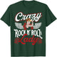 Crazy Rock N'Roll Lady Rockabella , black T-Shirt - T-Shirt | Forest