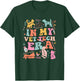 Groovy in My Vet Tech Era Monogrammed Veterinarian Grad T-Shirt - T-Shirt | Forest