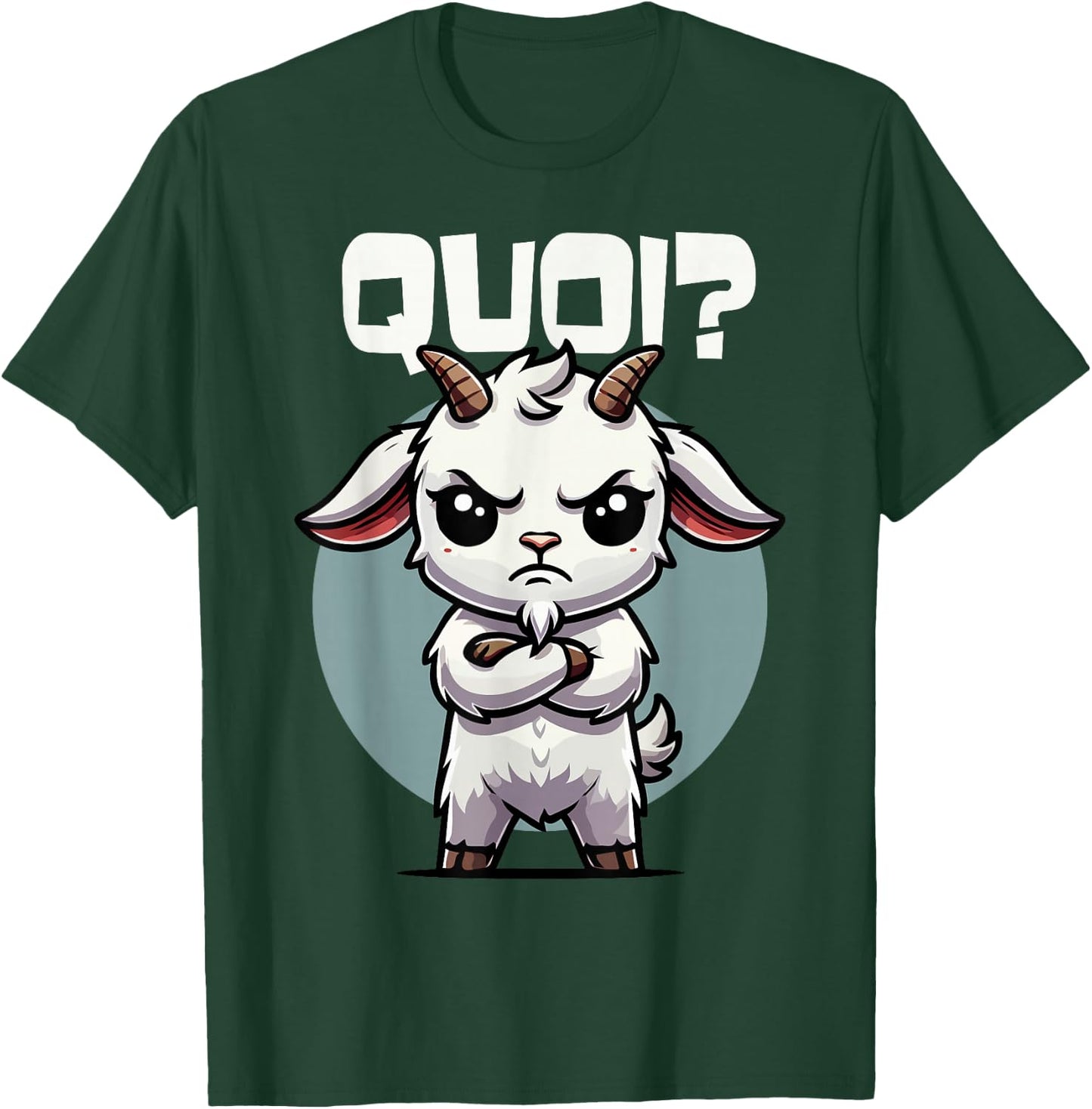 Goat Funny Girls Boys Goats , Black, S T-Shirt - T-Shirt | Forest