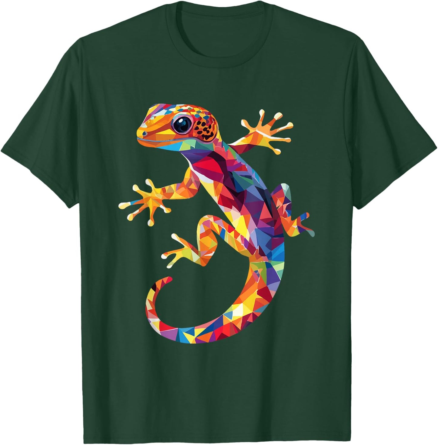 Leopard Gecko Color Pop Art Gecko Lovers , Black, S T-Shirt - T-Shirt | Forest