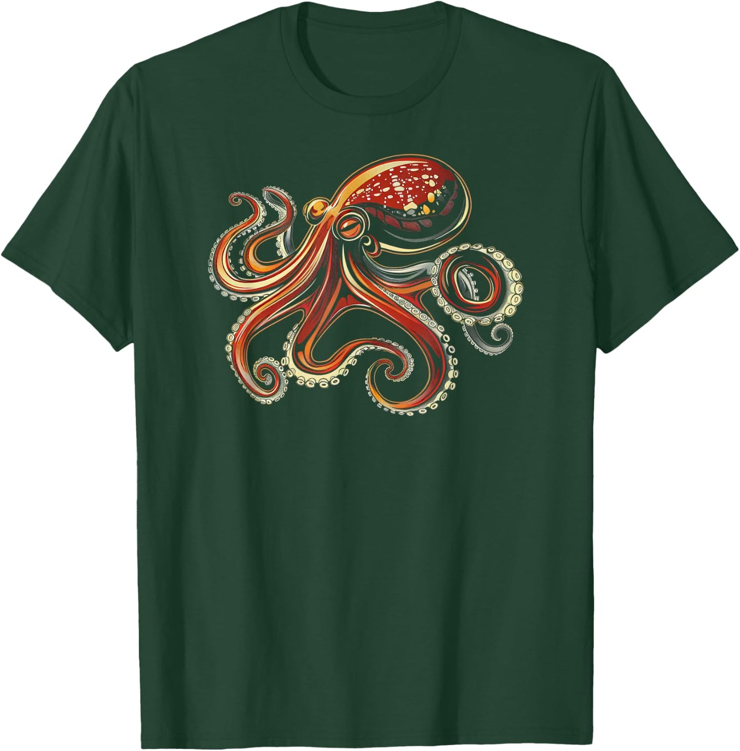 Octopus Shirt / Pathways T-Shirt - T-Shirt | Forest