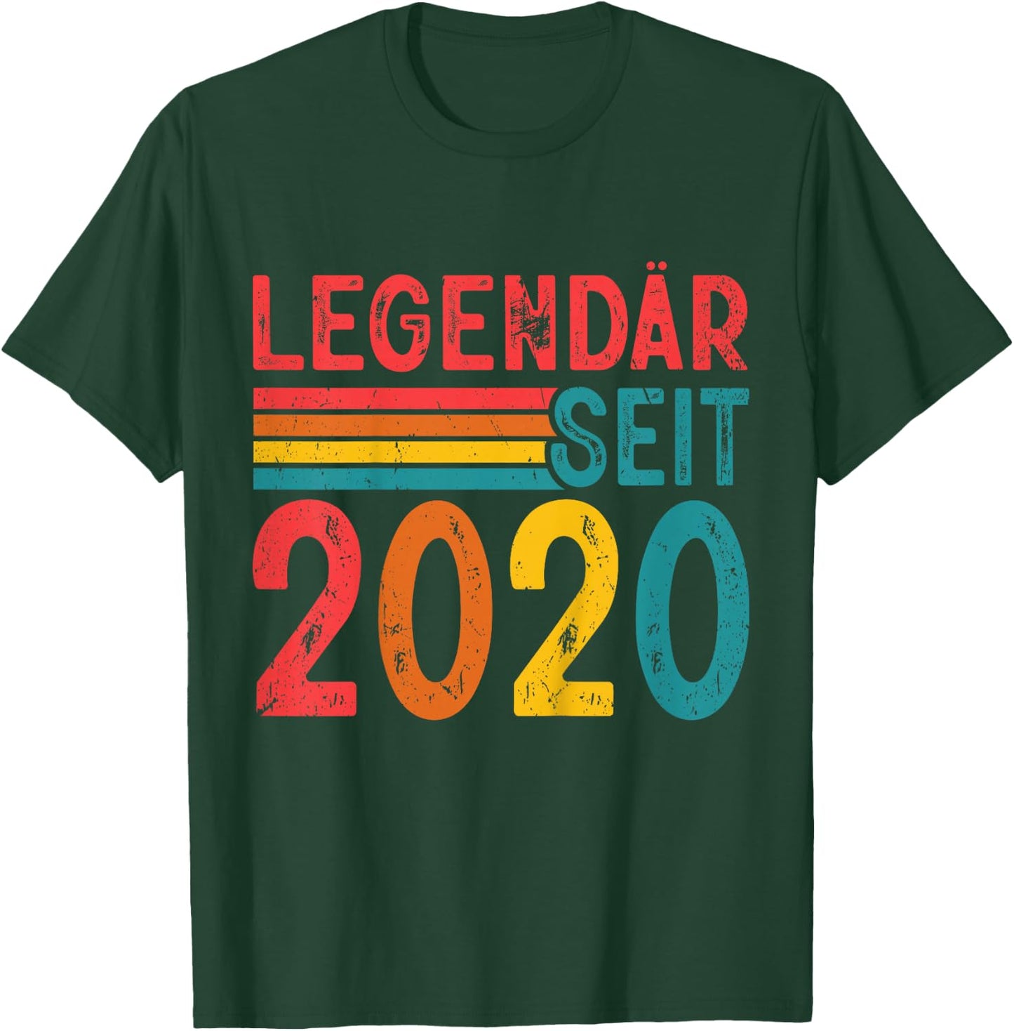 Kinder Legendär Seit 2020 Retro Jungs Mädchen 6. Geburtstagsshirt T-Shirt - T-Shirt | Forest