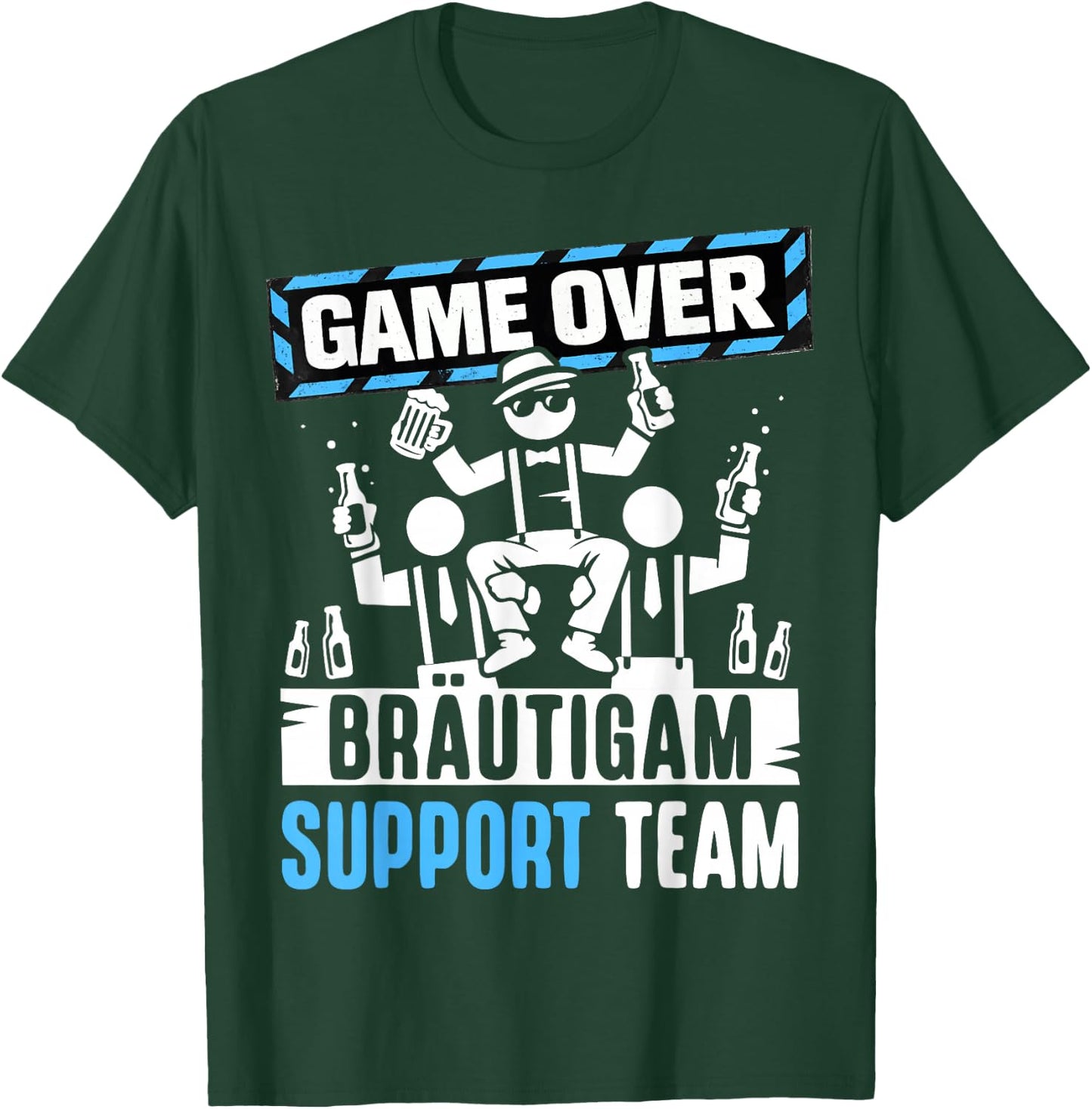 Junggesellenabschied JGA Männer Team Bräutigam JGA T-Shirt - T-Shirt | Forest