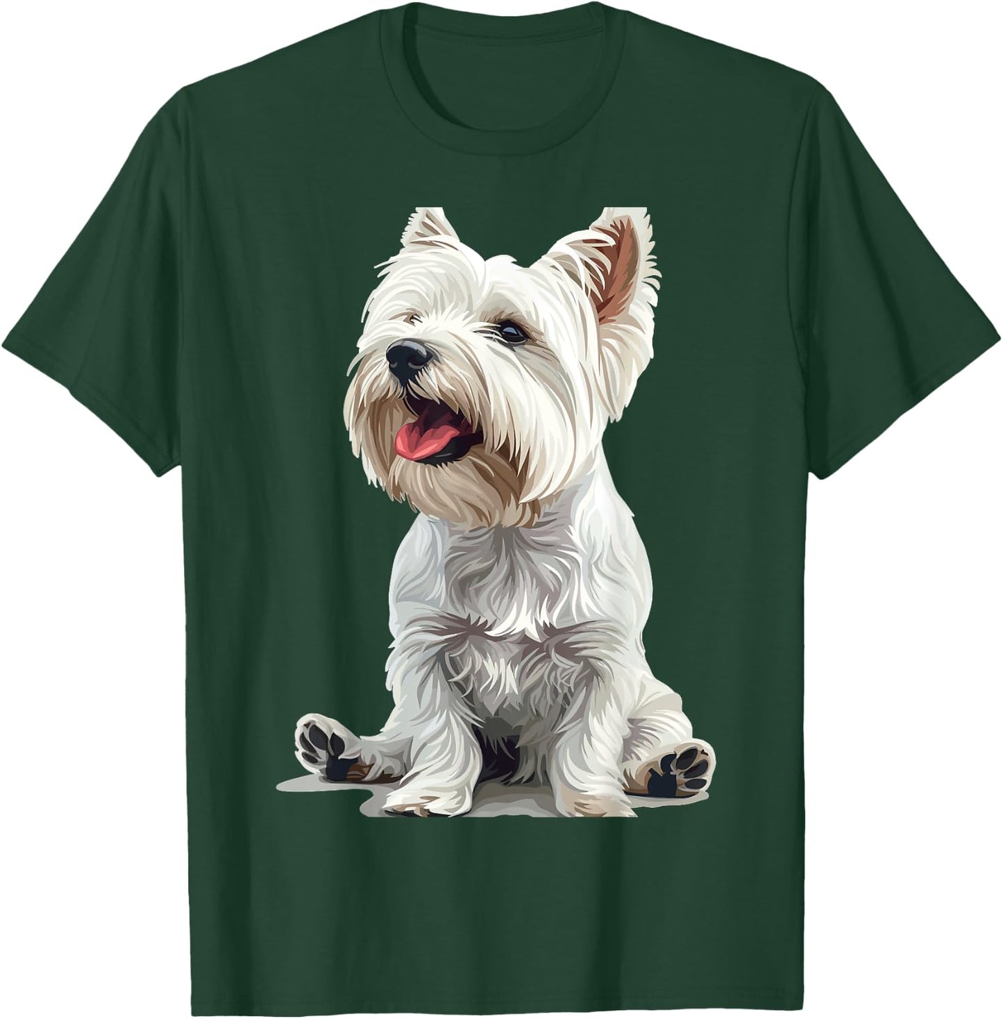 West Highland White Terrier Dog Breed Westie T-Shirt - T-Shirt | Forest