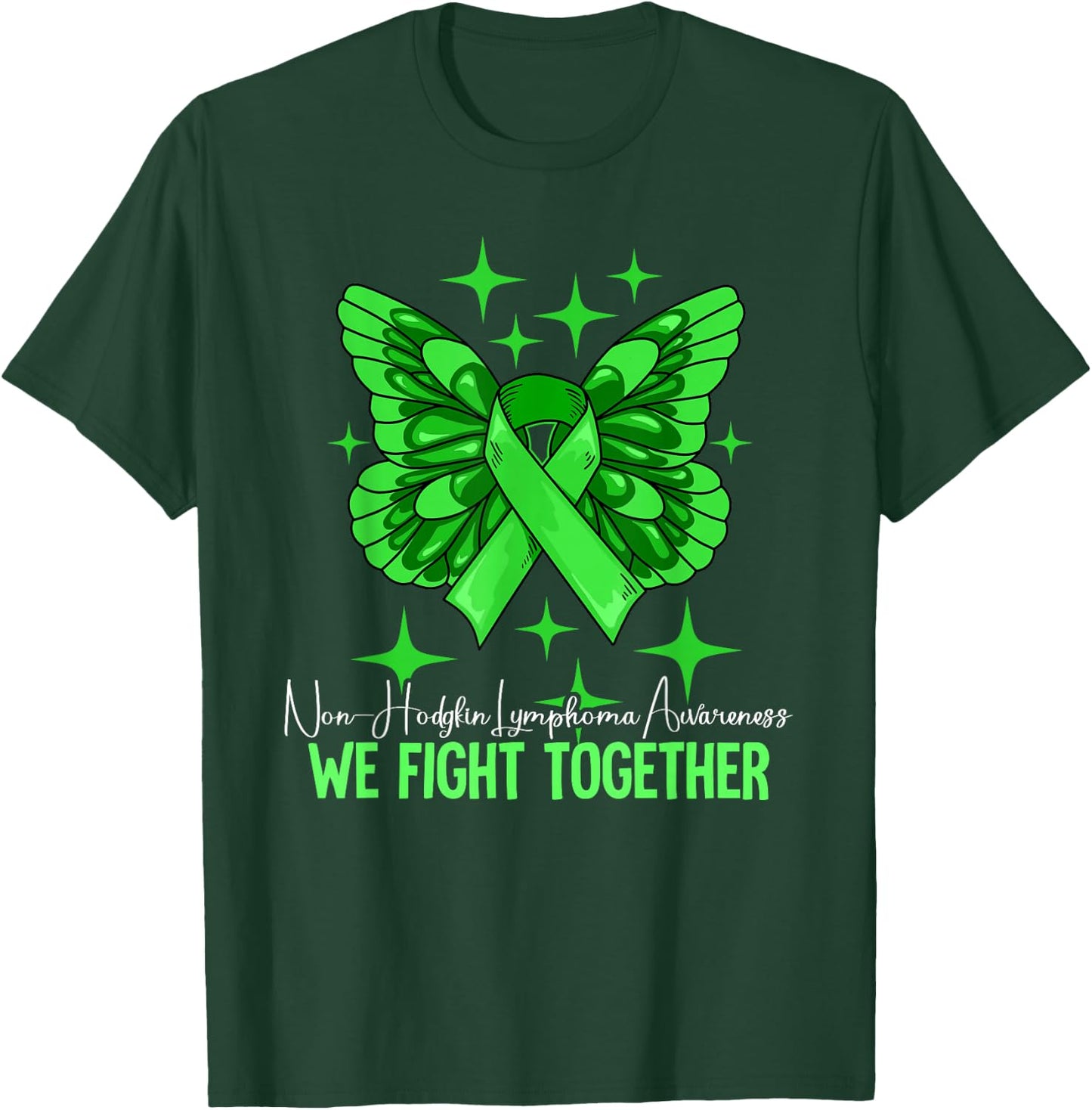 Non-Hodgkins Lymphoma Awareness T-Shirt - T-Shirt | Forest