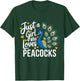 Funny Just A Girl Who Loves Peacocks T-Shirt - T-Shirt | Forest