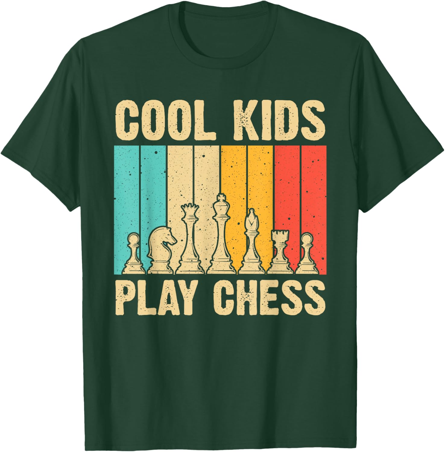 Cool Chess Lover Art For Kids Boys Men Novelty Chess Player T-Shirt - T-Shirt | Forest