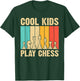 Cool Chess Lover Art For Kids Boys Men Novelty Chess Player T-Shirt - T-Shirt | Forest
