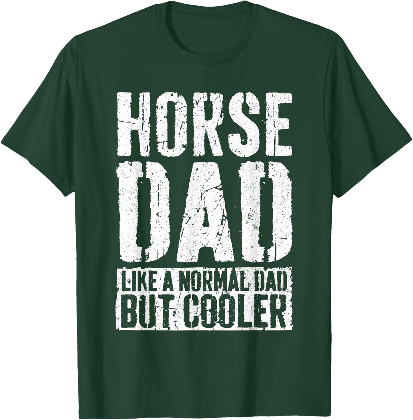 Pferd Papa Shirt Herren Vatertag Pferd Papa T-Shirt - T-Shirt | Forest