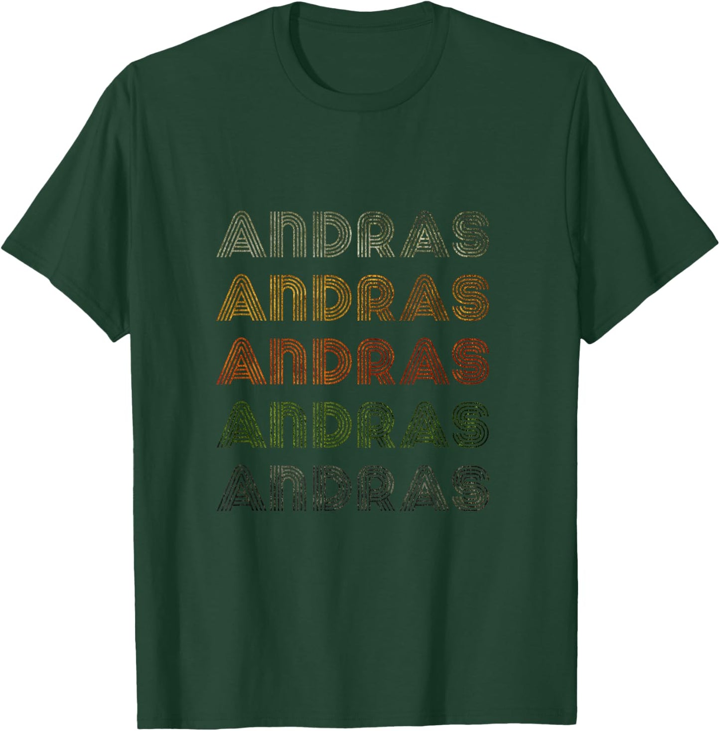 Love Heart Andras Grunge Vintage Style Black Andras T-Shirt - T-Shirt | Forest