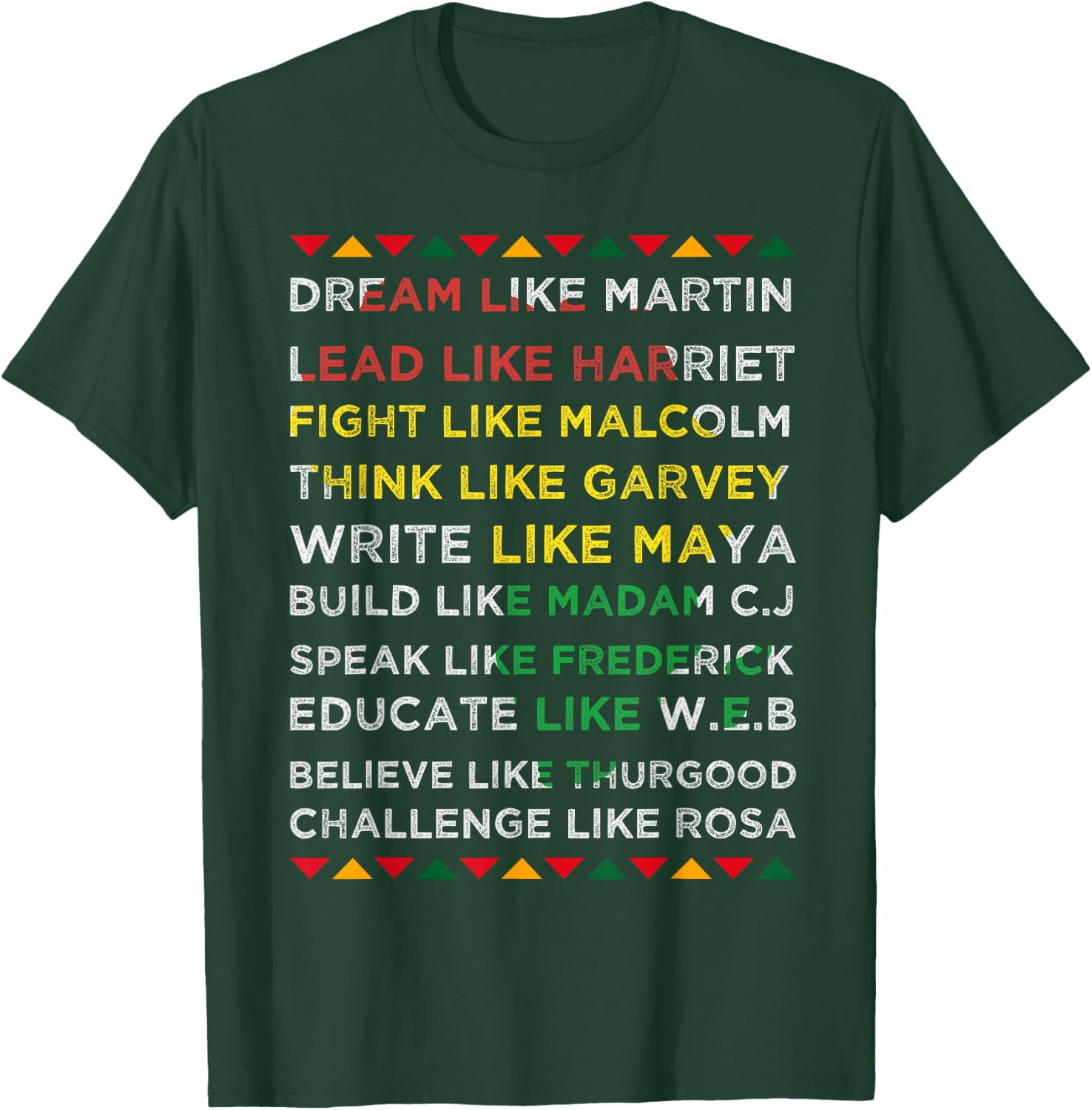 Black History Shirt Black History Month African American T-Shirt - T-Shirt | Forest